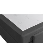 Mörgenn Elektrische Boxspring LUXA - Pocketvering - Inclusief Montage + Dekbed en Kussens 90 x 200 Beige - Mörgenn