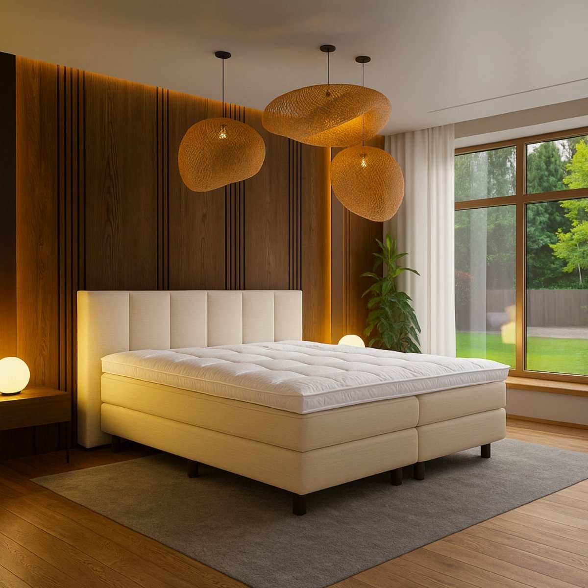 Mörgenn Featherbed Dekmatras - Ganzendons 90x200 cm - Mörgenn