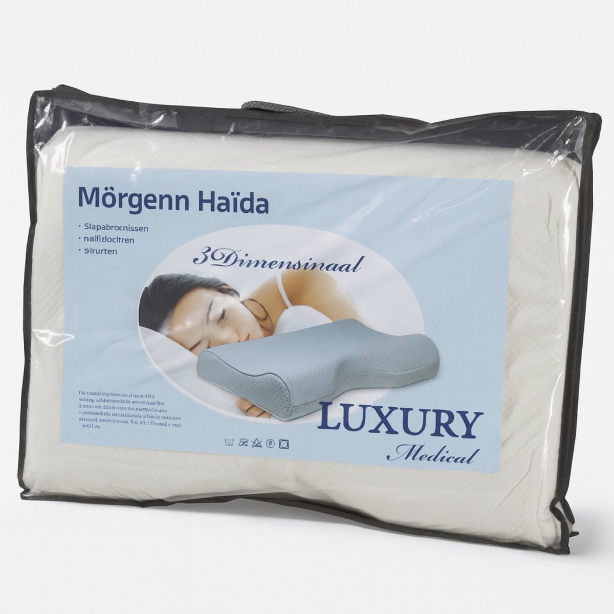 Mörgenn Hoofdkussen Haïda - Orthopedisch - Nek - en hoofdontspanning 1 kussen - Mörgenn