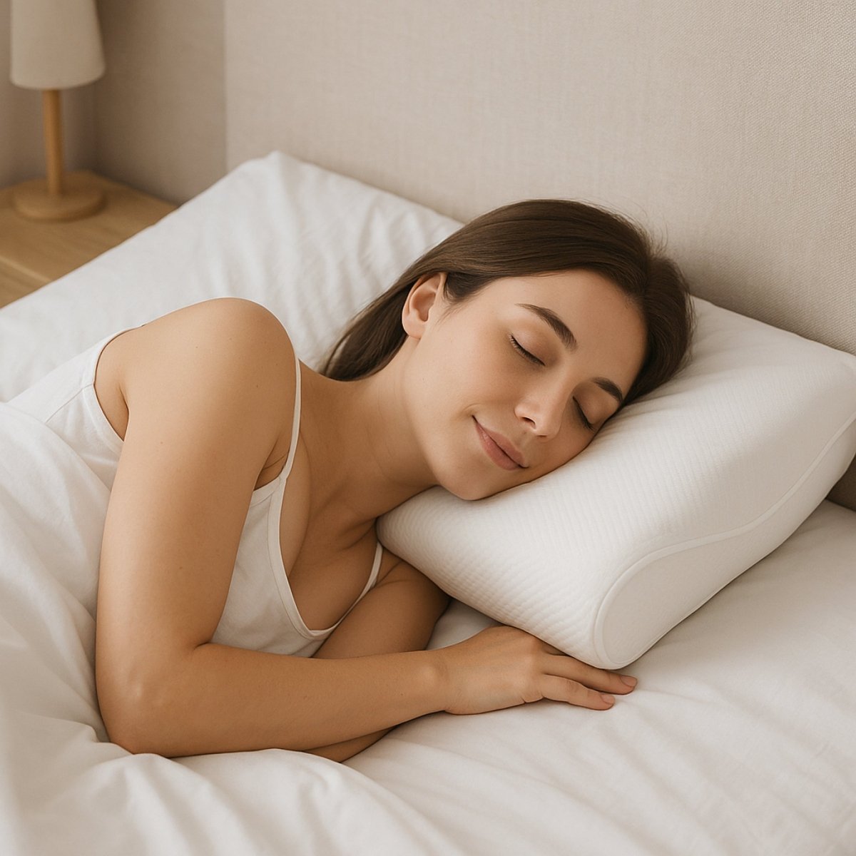 Mörgenn Hoofdkussen Haïda - Orthopedisch - Nek - en hoofdontspanning 1 kussen - Mörgenn