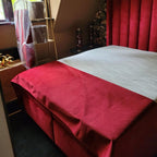 Mörgenn Hotel Boxspring Code Rosé - Pocketvering - Luxe Koudschuim Topper 80 x 200 Antraciet - Mörgenn