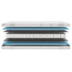 Mörgenn Hotel Boxspring Laurent - Hotel Boxspring met pocketvering - Luxe Topper - Alle kleuren - Alle maten 70 x 200 Antraciet - Mörgenn