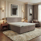 Mörgenn Hotel en B&B Boxspring - Pocketvering - Luxe Topper - Alle kleuren - Alle maten 80 x 200 Taupe - Mörgenn