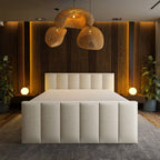 Mörgenn Luxe Boxspring Billy - Pocketvering + Luxe hoofdbord en/of voetbord + Luxe topper 140 x 200 Luxury 6 - baans hoofdbord Luxury 6 - baans voetbord - Mörgenn