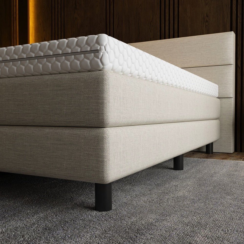 Mörgenn Luxe Boxspring Billy - Pocketvering + Luxe hoofdbord en/of voetbord + Luxe topper 140 x 200 Luxury 4 - vaks hoofdbord Geen Voetbord - Mörgenn