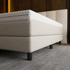 Mörgenn Luxe Boxspring Billy - Pocketvering + Luxe hoofdbord en/of voetbord + Luxe topper 140 x 200 Luxury 6 - baans hoofdbord Geen Voetbord - Mörgenn