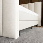 Mörgenn Luxe Boxspring Billy - Pocketvering + Luxe hoofdbord en/of voetbord + Luxe topper 140 x 200 Luxury 6 - baans hoofdbord Geen Voetbord - Mörgenn