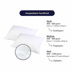 Mörgenn Luxe Hotel Suite hoofdkussen 60x70cm - 100% Gelvezel - Percale katoen tijk 1 kussen - Mörgenn