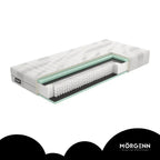 Mörgenn Matras Nasa 400 Supreme - Visco Traagschuim - 400 Pocketveren - 25cm dik 70 x 200 - Mörgenn