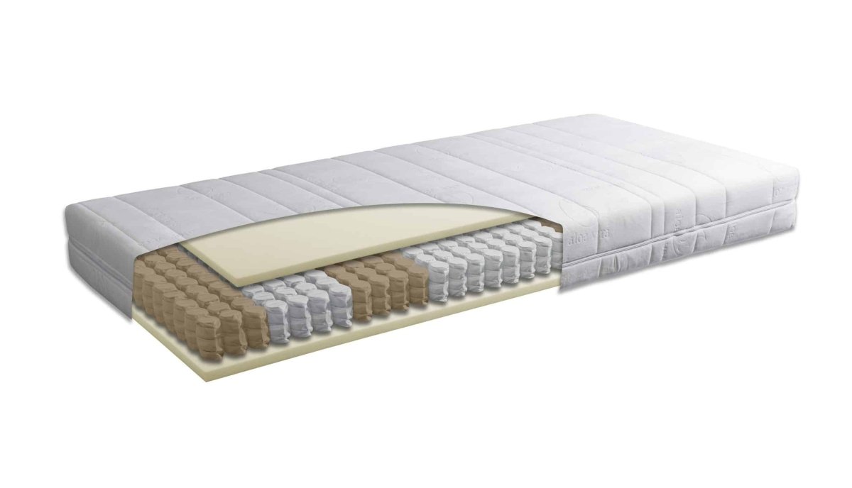 Mörgenn Matras Osiris - Pocketvering + Koudschuim - Aloë Vera Tijk - 25 cm 70 x 200 - Mörgenn