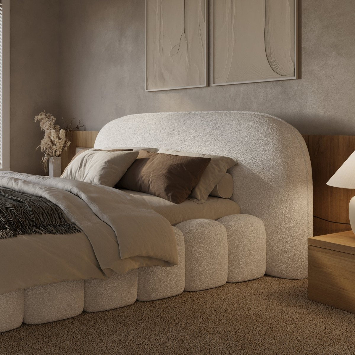 Mörgenn Signature Bed met of zonder matras - Met Opbergruimte 160x200 Gebroken Wit Geen matras - Mörgenn