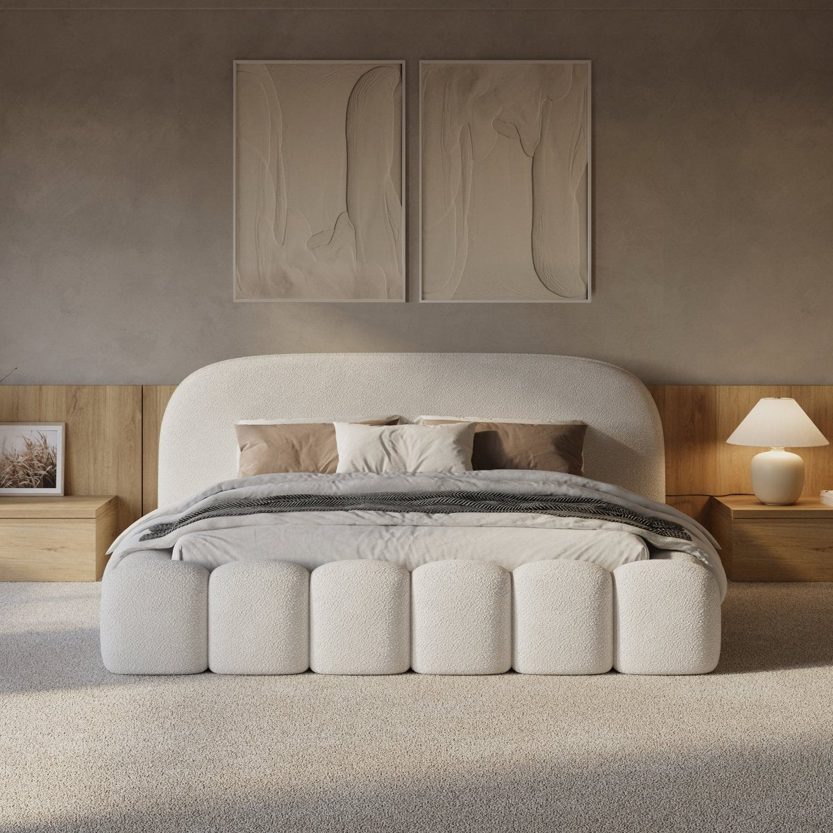 Mörgenn Signature Bed met of zonder matras - Met Opbergruimte 160x200 Gebroken Wit Geen matras - Mörgenn