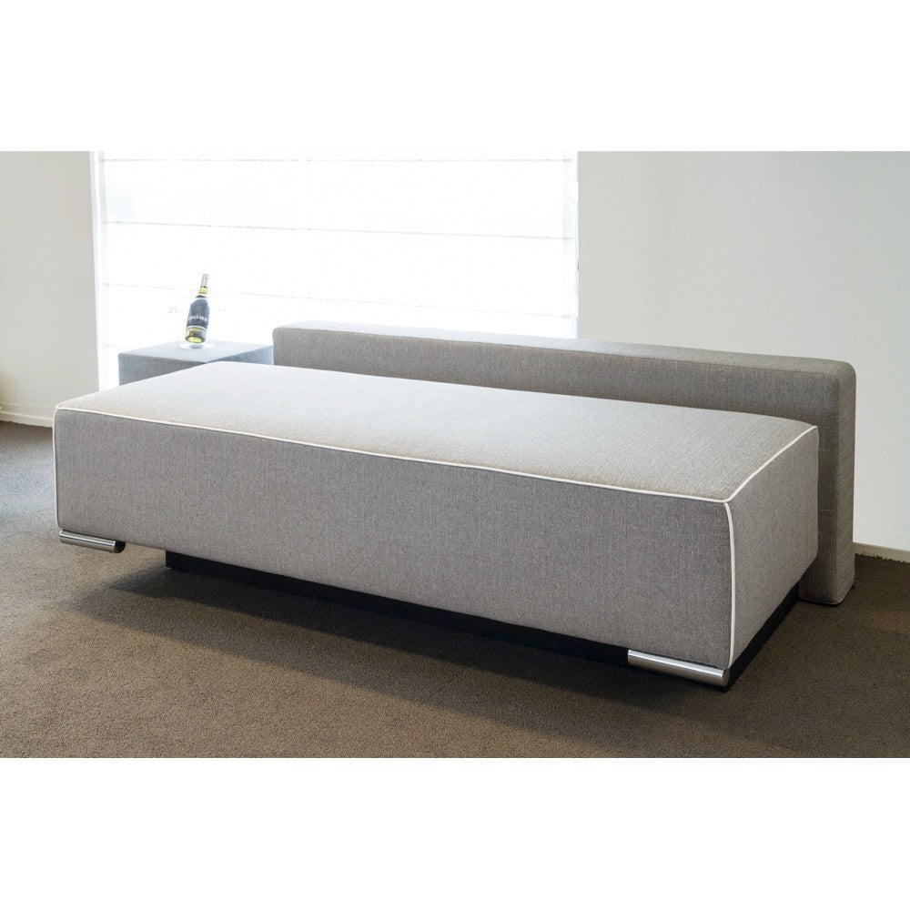 Morgenn Slaapbank Basic - Bedbank - Logeerbank - 100x200 cm - Grijs - Mörgenn