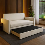 Mörgenn Slaapbank Rainbow - 1 of 2 zits 1 - Zits (Feauteuil - 105 cm breed) Beige - Mörgenn