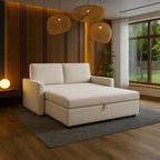 Mörgenn Slaapbank Rainbow - 1 of 2 zits 1 - Zits (Feauteuil - 105 cm breed) Beige - Mörgenn