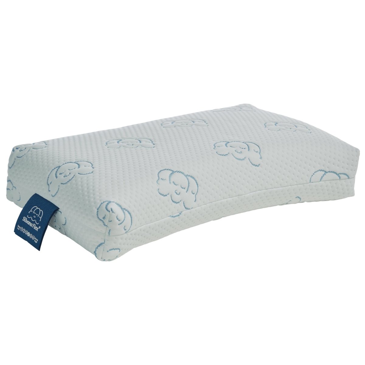 Silvana Flex Blauw Hoofdkussen (4) - Mörgenn