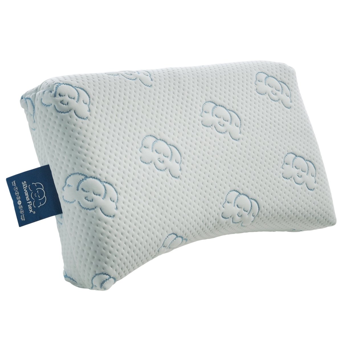 Silvana Flex Blauw Hoofdkussen (4) - Mörgenn