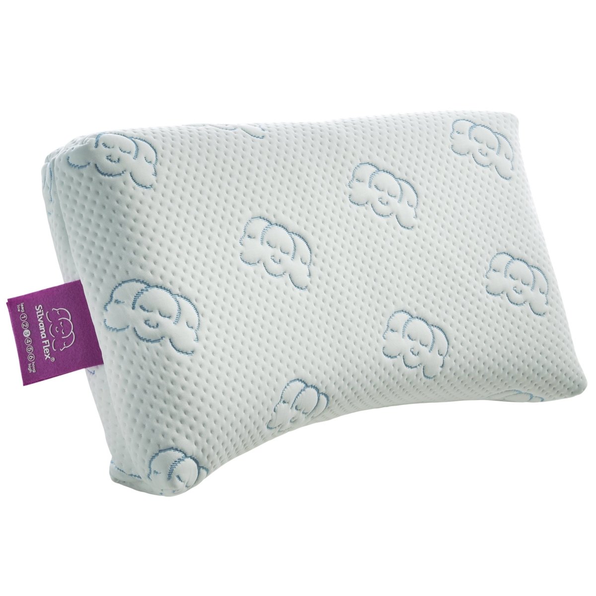 Silvana Flex Paars Hoofdkussen (3) - Mörgenn