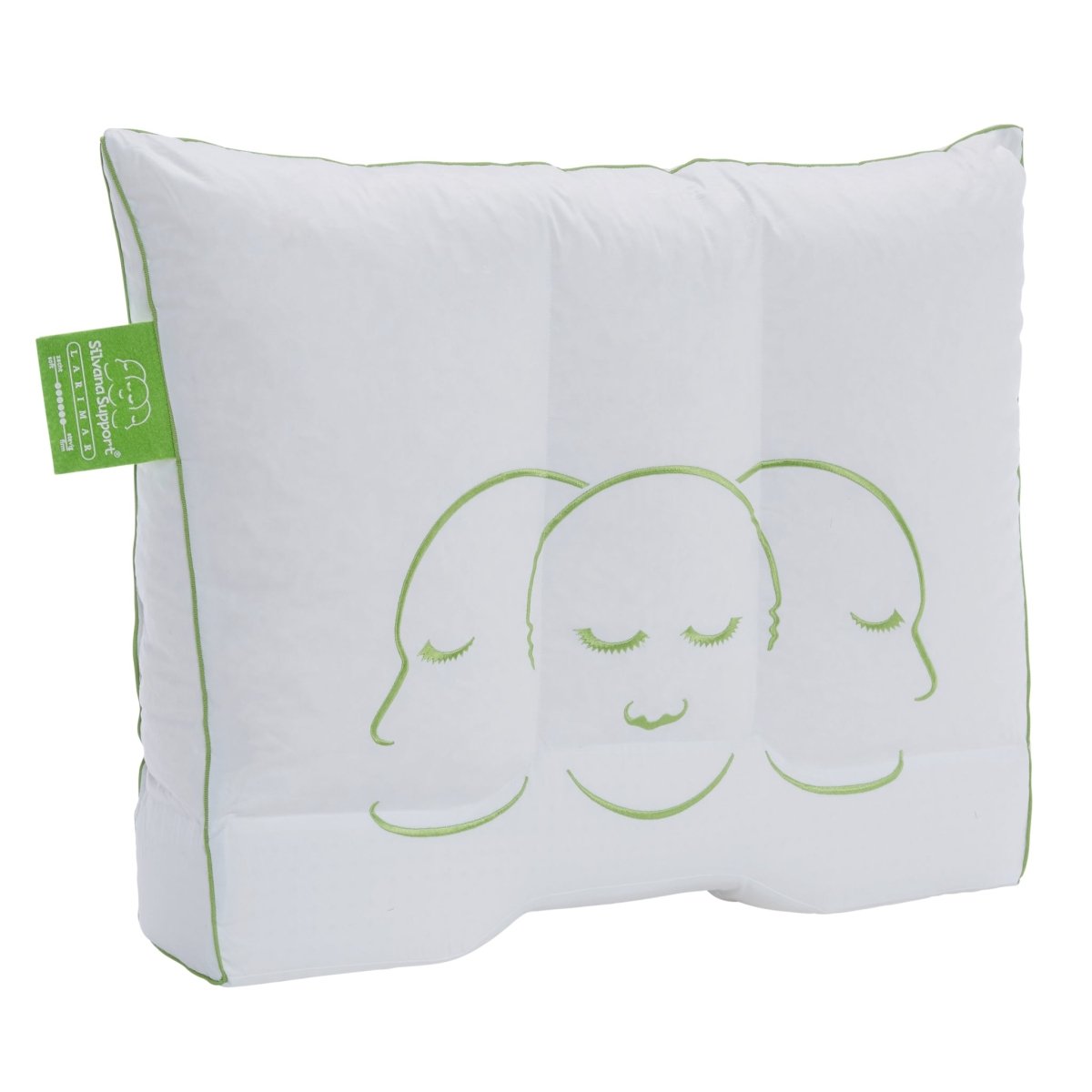 Silvana Support Groen Hoofdkussen (6) - Extra Stevig 60x70 cm - Mörgenn