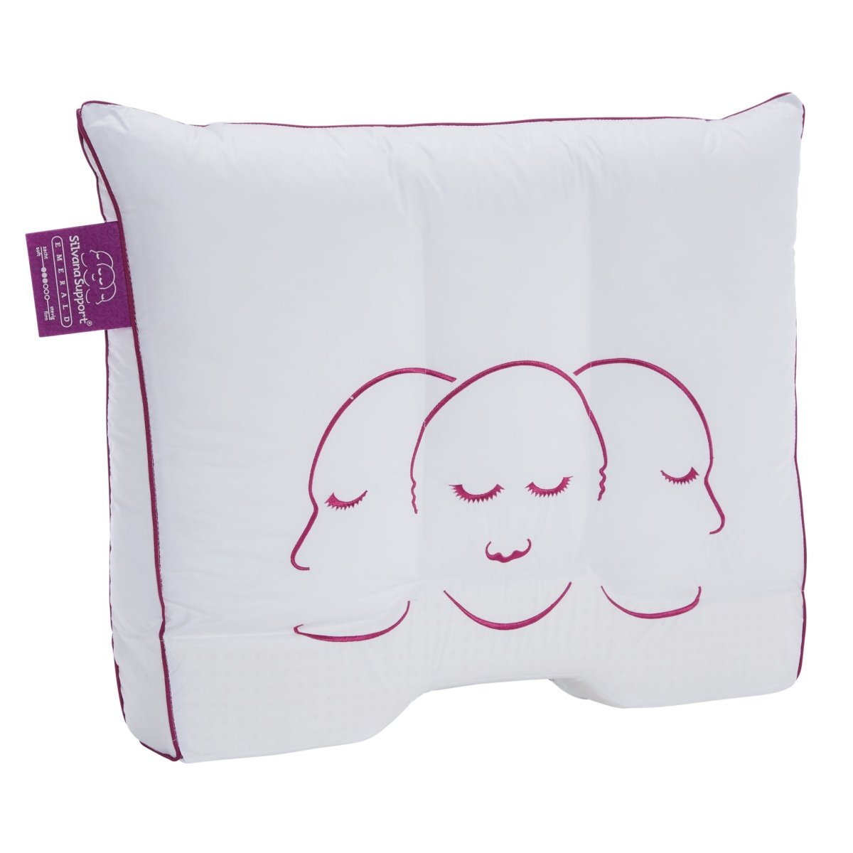 Silvana Support Paars Hoofdkussen (3) - Beetje Zacht 60x70 cm - Mörgenn