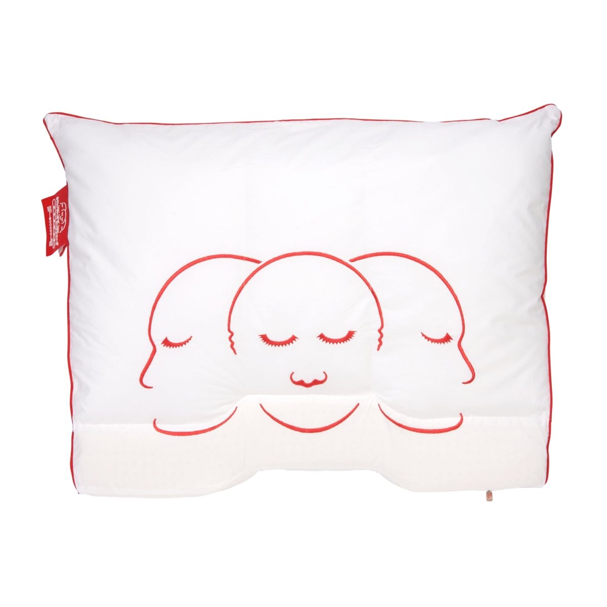 Silvana Support Rood Hoofdkussen (1) - Extra Zacht 60x70 cm - Mörgenn