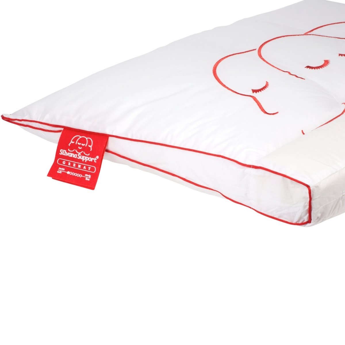 Silvana Support Rood Hoofdkussen (1) - Extra Zacht 60x70 cm - Mörgenn